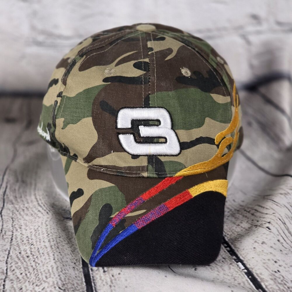 Dale‎ Earnhardt #3 Racing NASCAR Camo Adjustable Hat